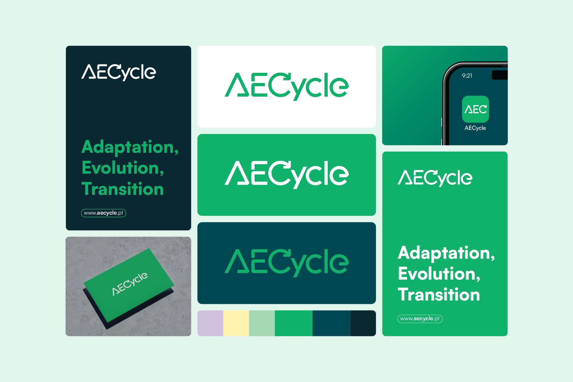 aecycle branding logo design