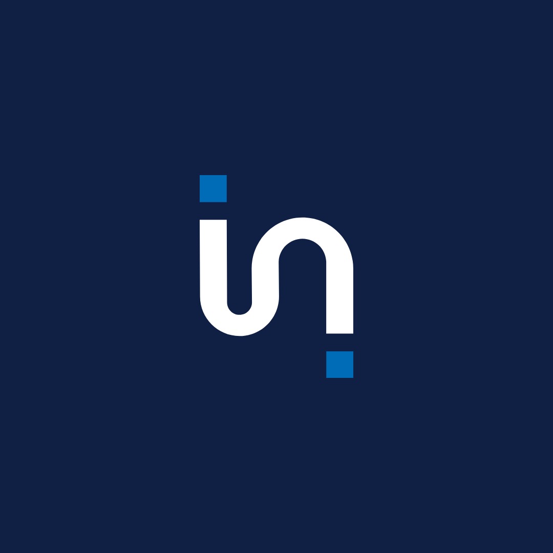 RELINK² symbol on navy background